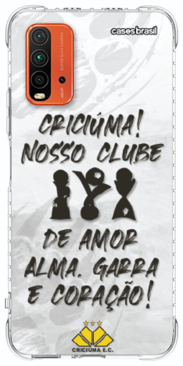 Capinha para Celular Crciúma Estampa Oficial 09