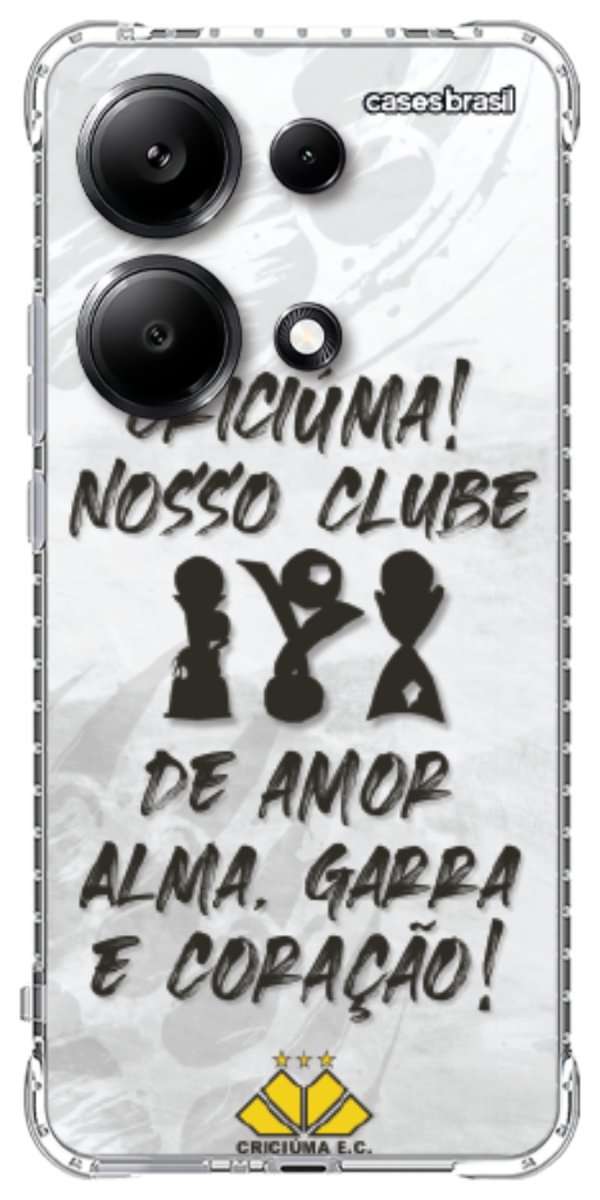 Capinha para Celular Crciúma Estampa Oficial 09