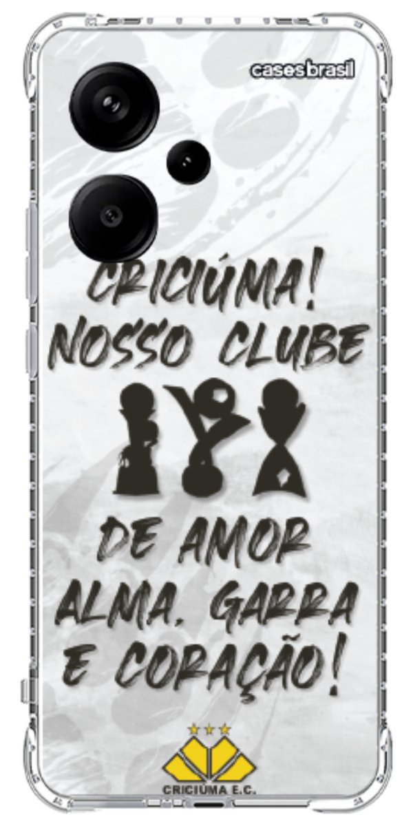 Capinha para Celular Crciúma Estampa Oficial 09
