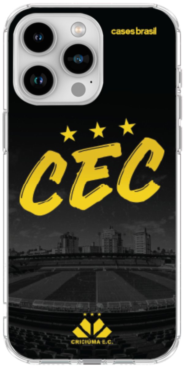 Capinha para Celular Criciúma Estampa Oficial 10