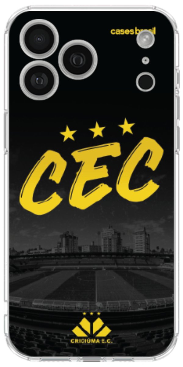 Capinha para Celular Criciúma Estampa Oficial 10