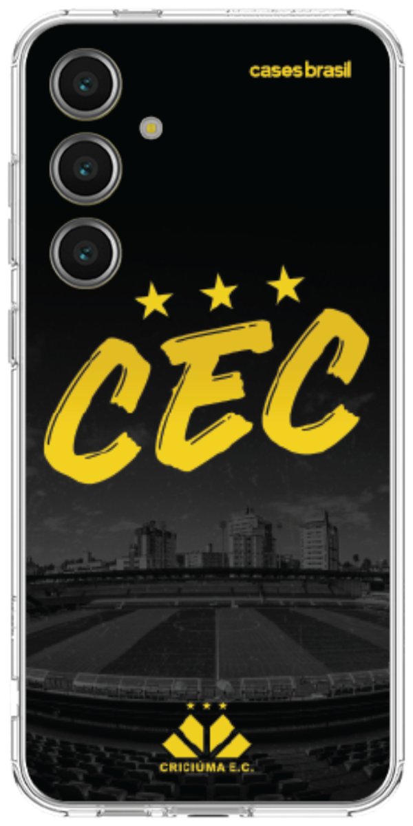 Capinha para Celular Criciúma Estampa Oficial 10