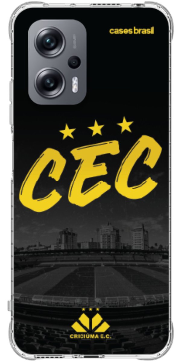 Capinha para Celular Criciúma Estampa Oficial 10