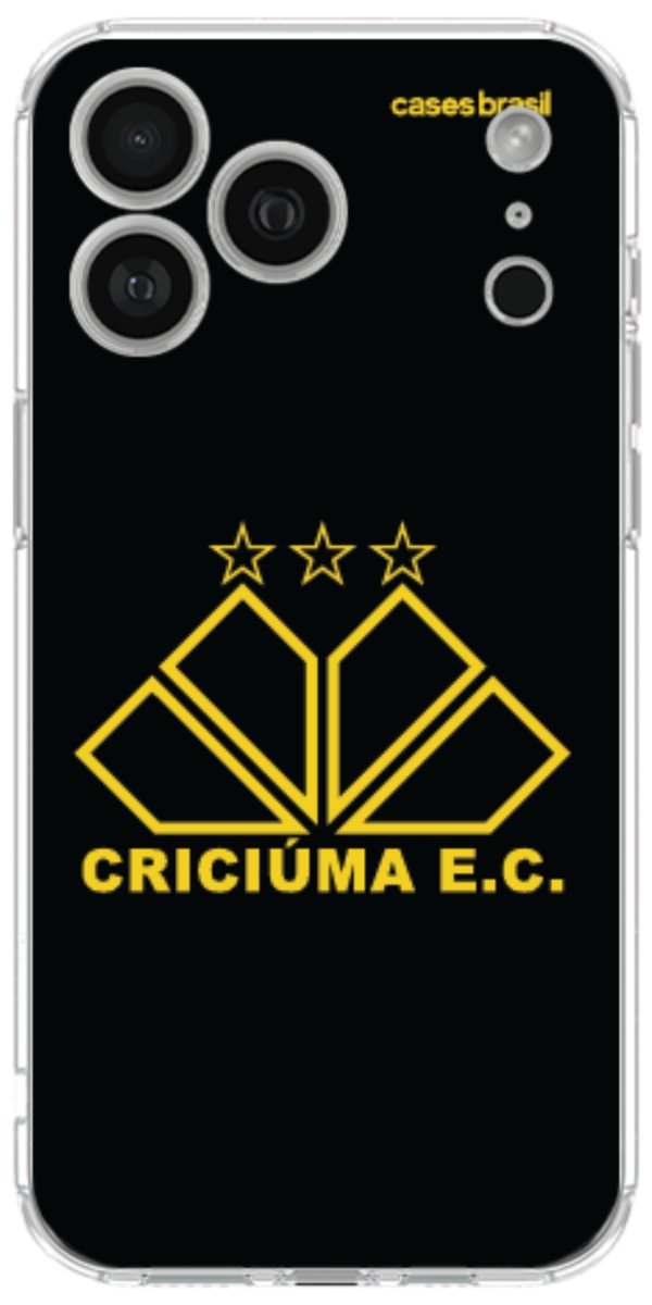 Capinha para celular Criciúma Estampa Oficial 12