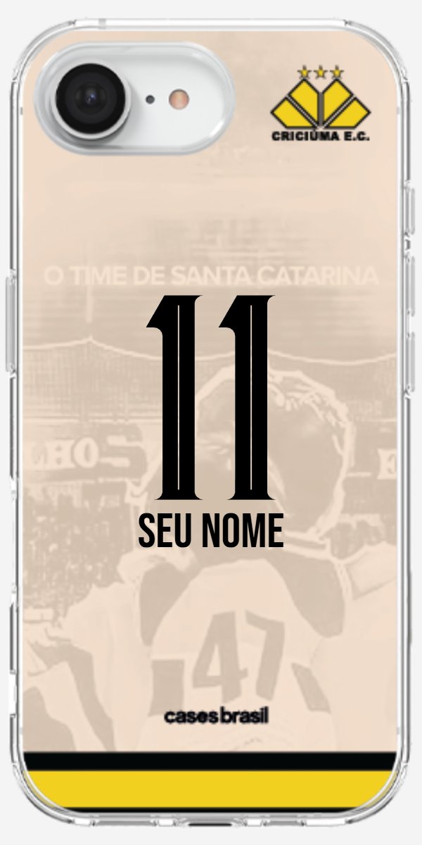 Capinha para celular Criciúma Estampa Oficial 13