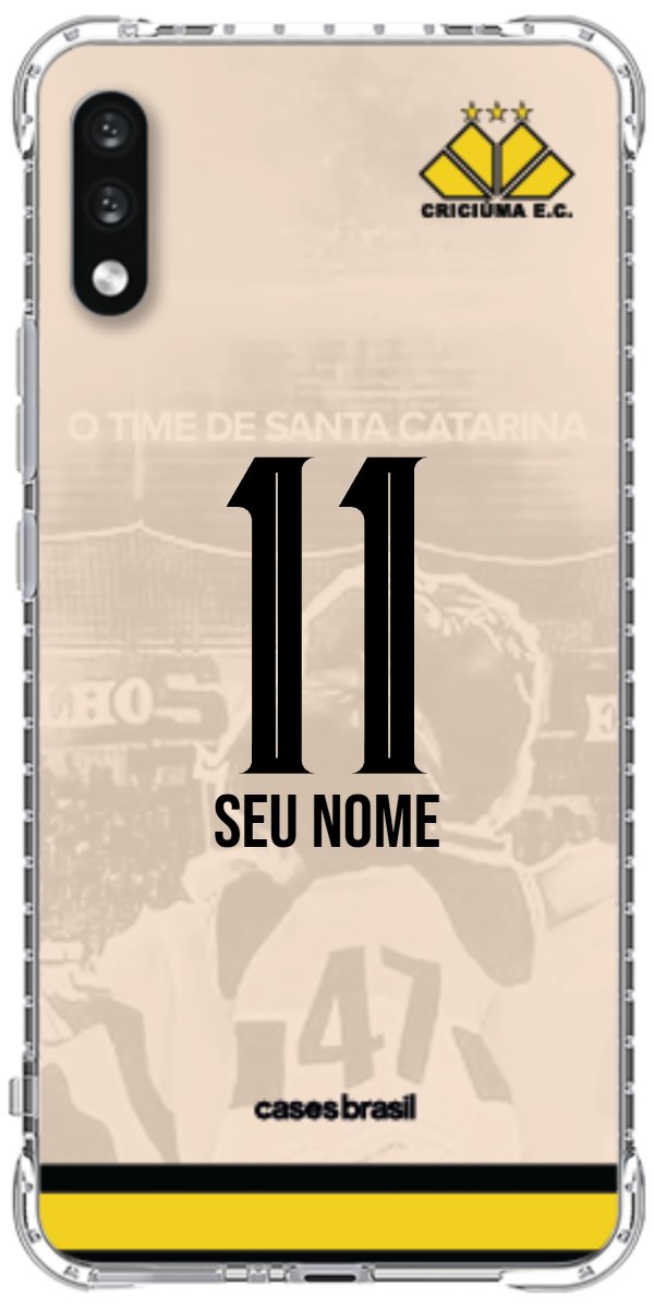 Capinha para celular Criciúma Estampa Oficial 13