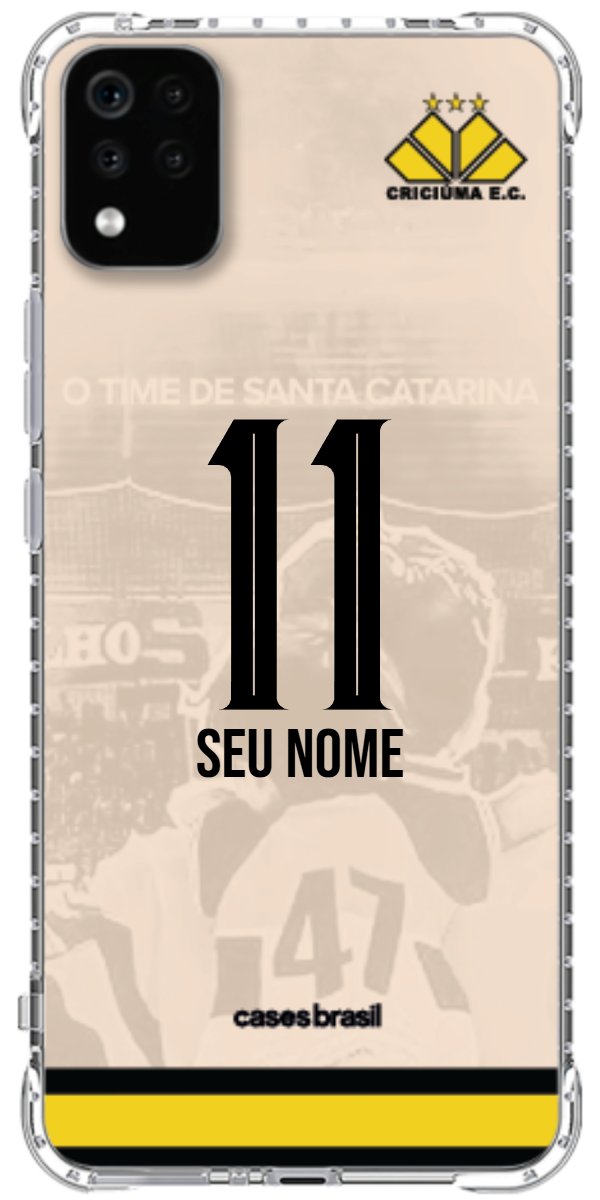 Capinha para celular Criciúma Estampa Oficial 13