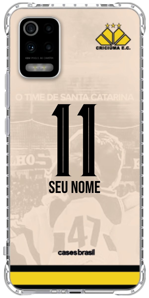 Capinha para celular Criciúma Estampa Oficial 13