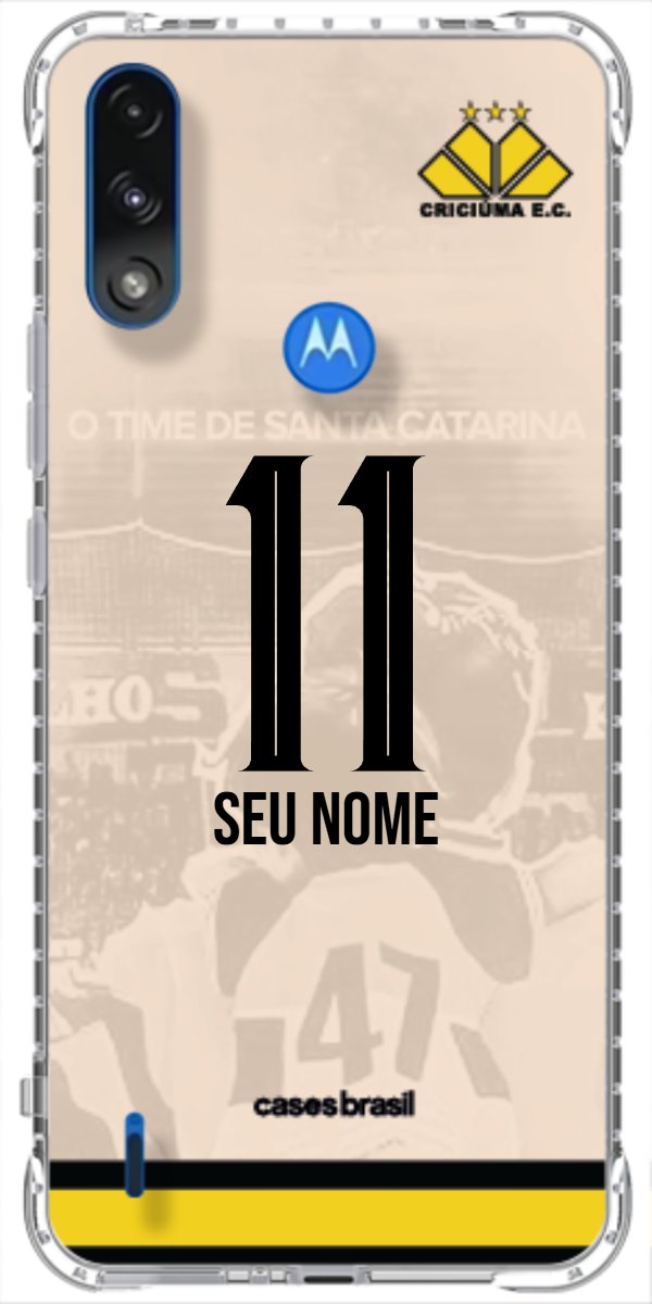 Capinha para celular Criciúma Estampa Oficial 13