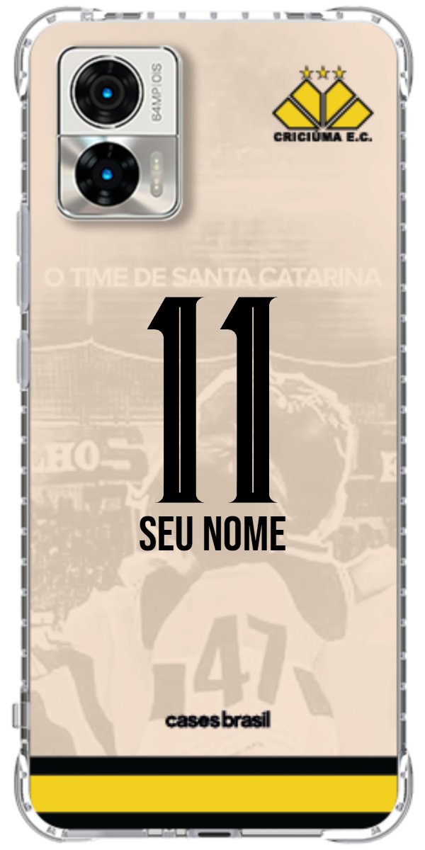 Capinha para celular Criciúma Estampa Oficial 13