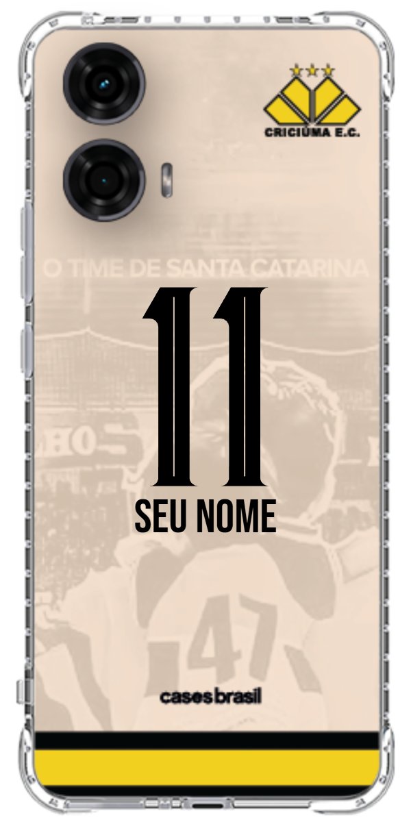 Capinha para celular Criciúma Estampa Oficial 13