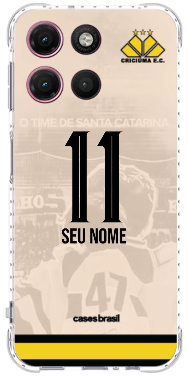 Capinha para celular Criciúma Estampa Oficial 13