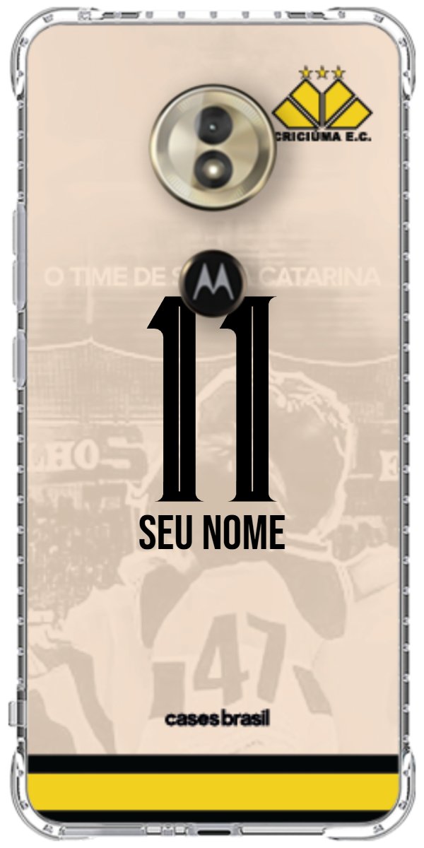 Capinha para celular Criciúma Estampa Oficial 13
