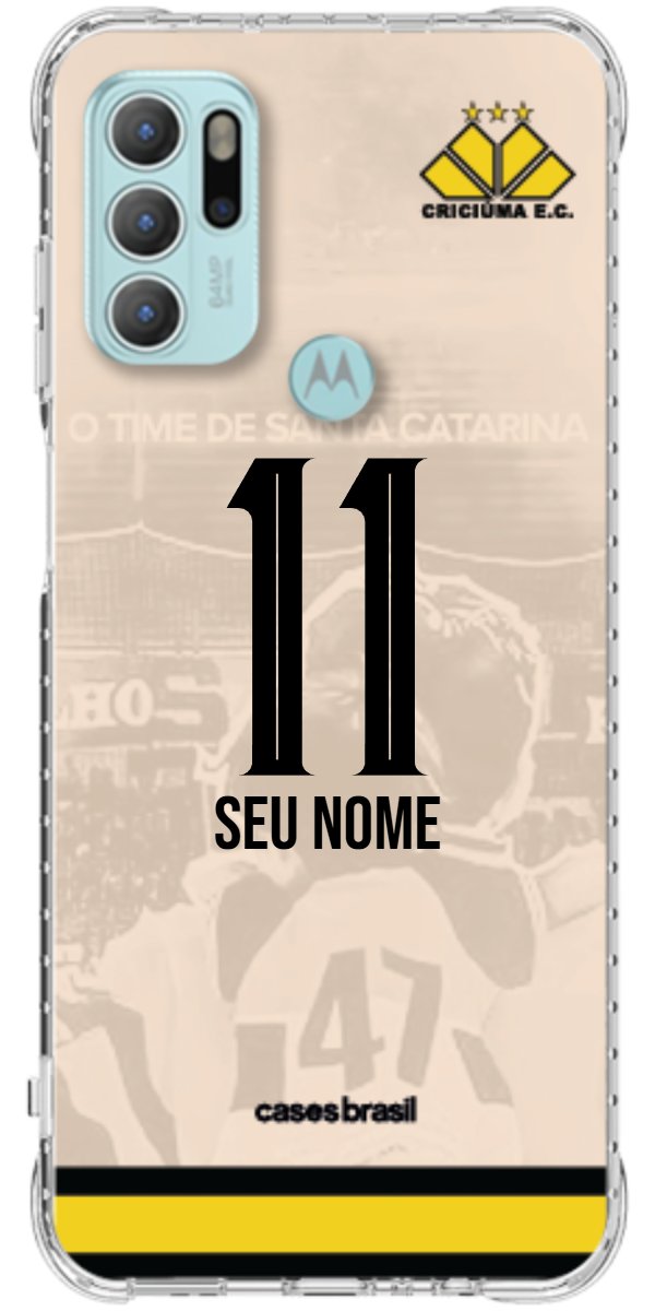 Capinha para celular Criciúma Estampa Oficial 13