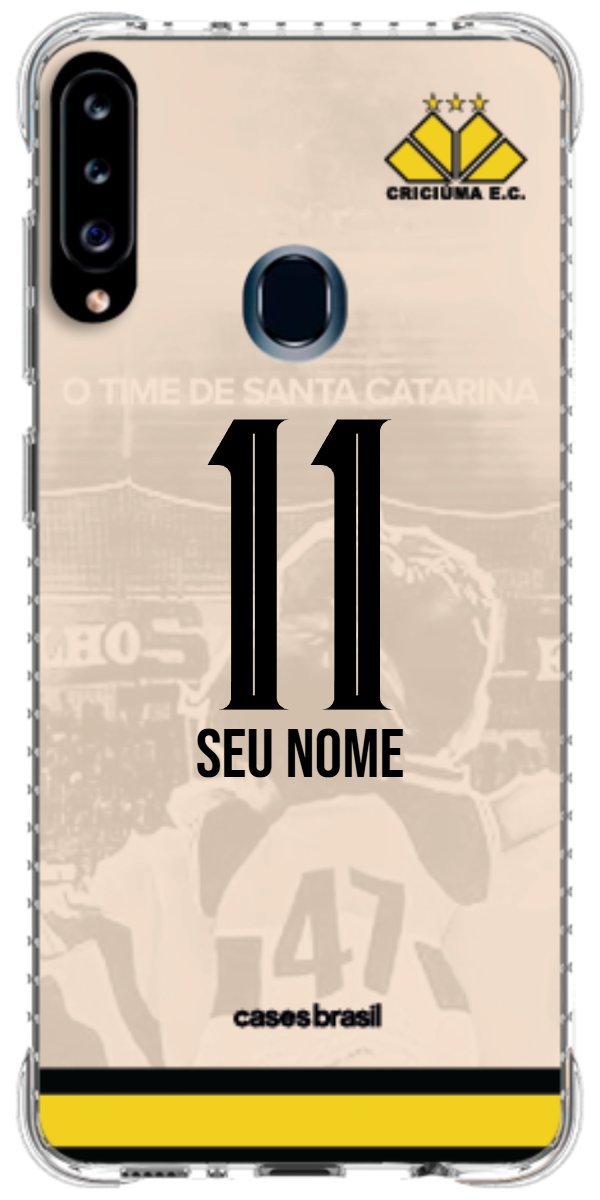 Capinha para celular Criciúma Estampa Oficial 13