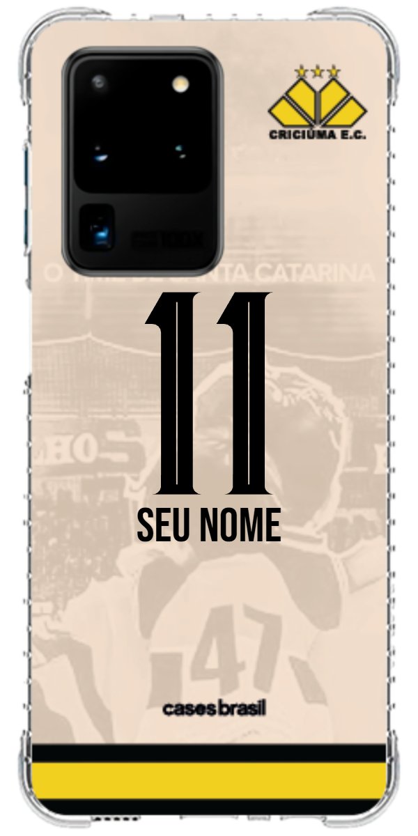 Capinha para celular Criciúma Estampa Oficial 13