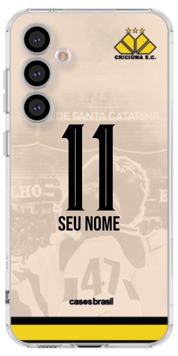 Capinha para celular Criciúma Estampa Oficial 13