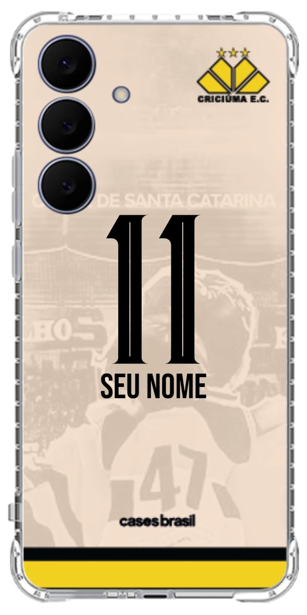 Capinha para celular Criciúma Estampa Oficial 13