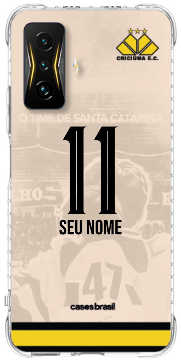 Capinha para celular Criciúma Estampa Oficial 13