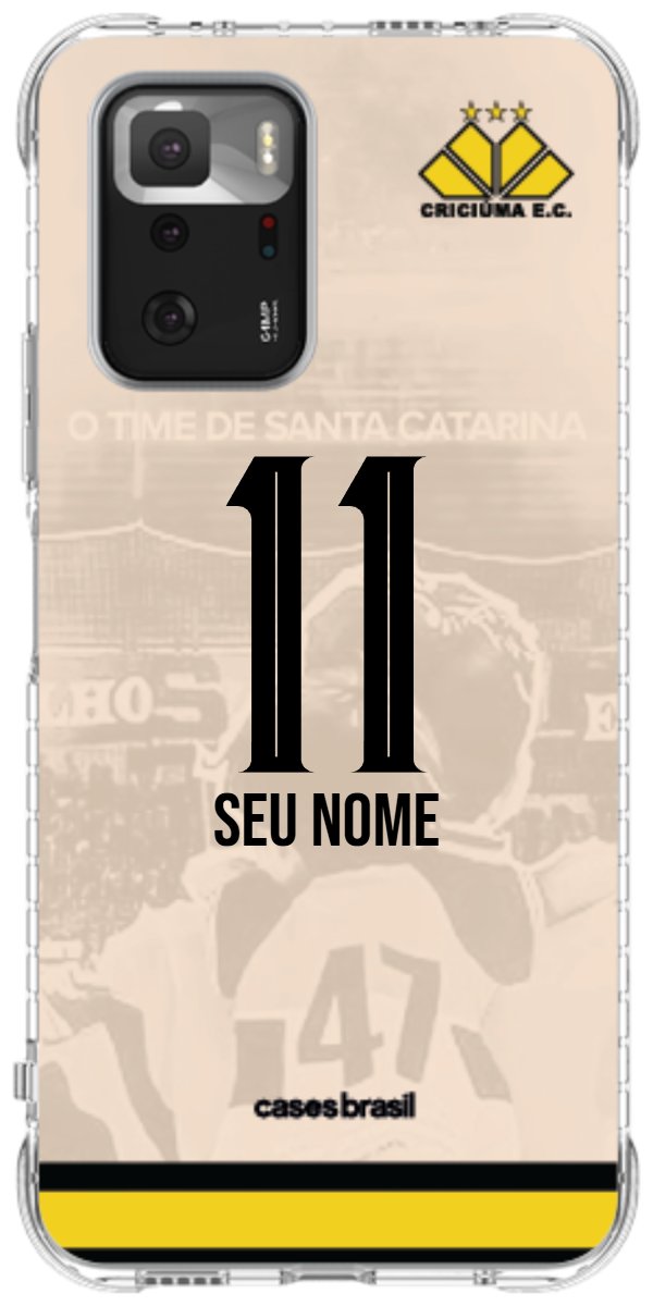 Capinha para celular Criciúma Estampa Oficial 13