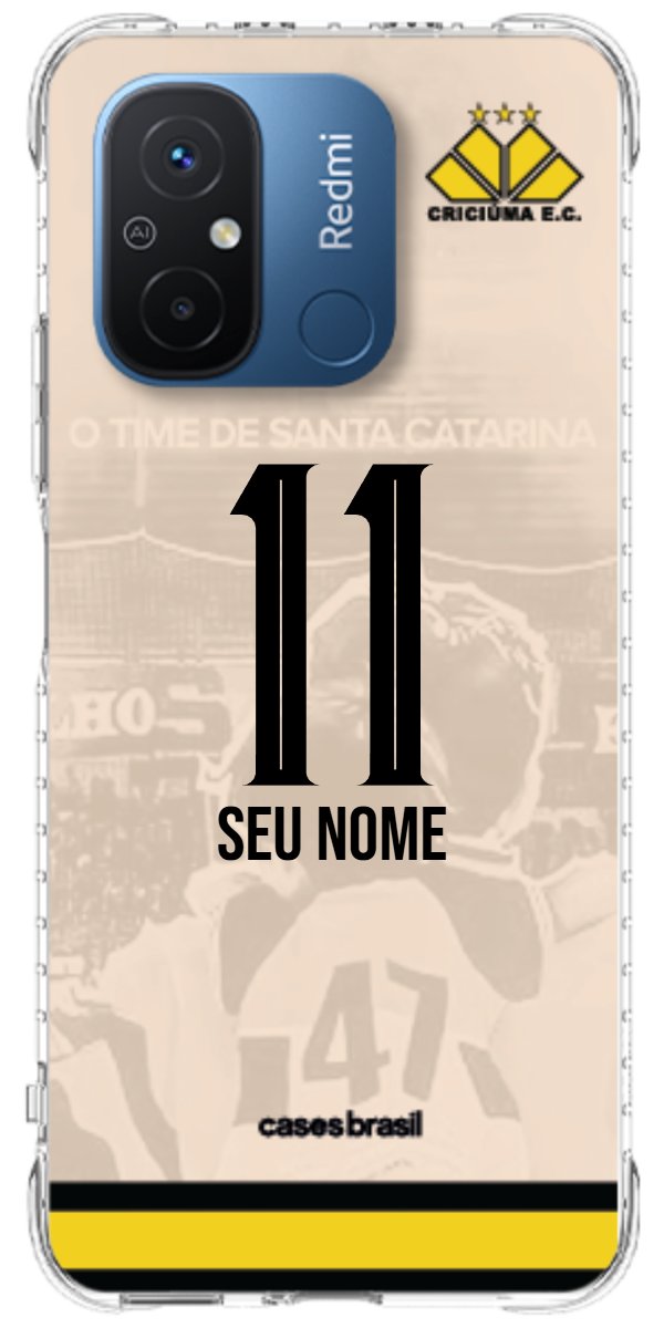 Capinha para celular Criciúma Estampa Oficial 13
