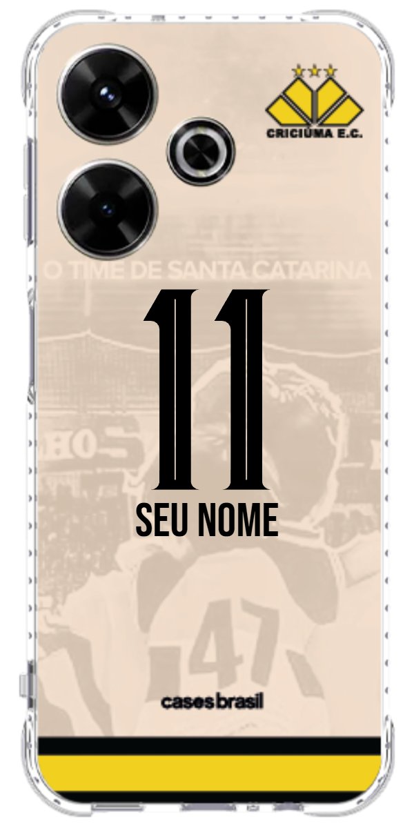 Capinha para celular Criciúma Estampa Oficial 13