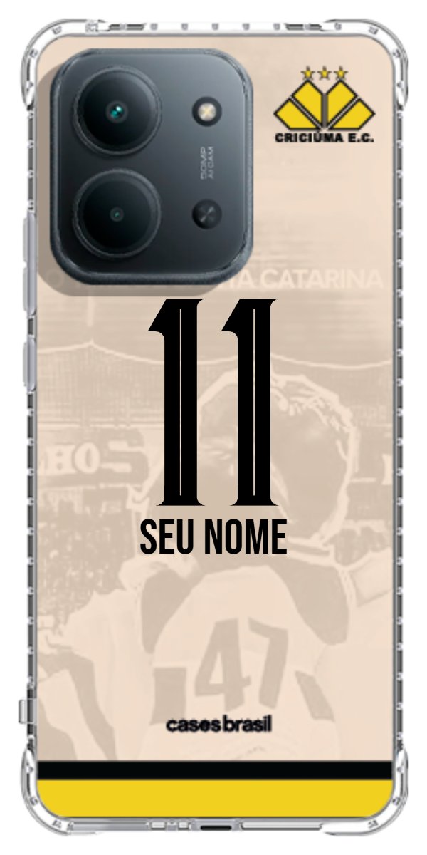 Capinha para celular Criciúma Estampa Oficial 13