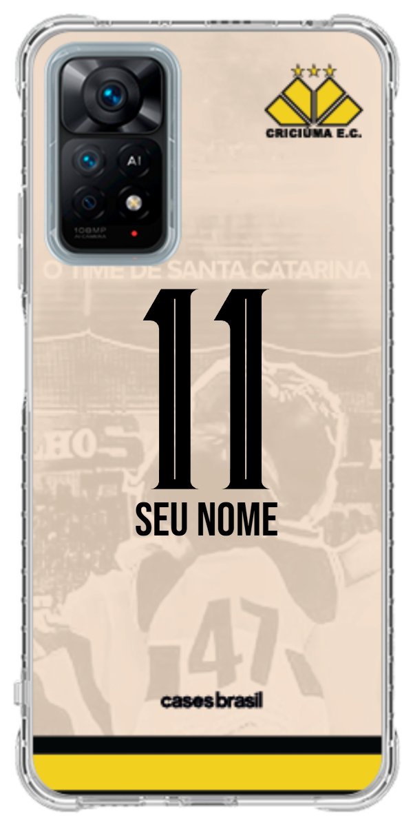 Capinha para celular Criciúma Estampa Oficial 13