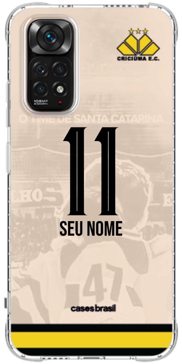 Capinha para celular Criciúma Estampa Oficial 13