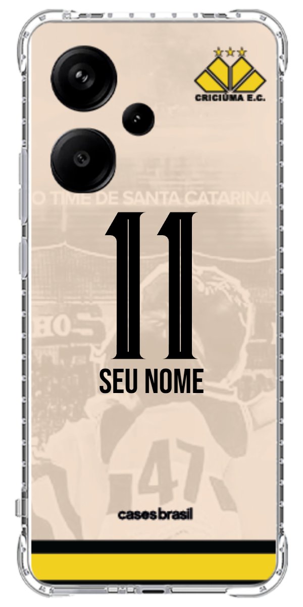 Capinha para celular Criciúma Estampa Oficial 13