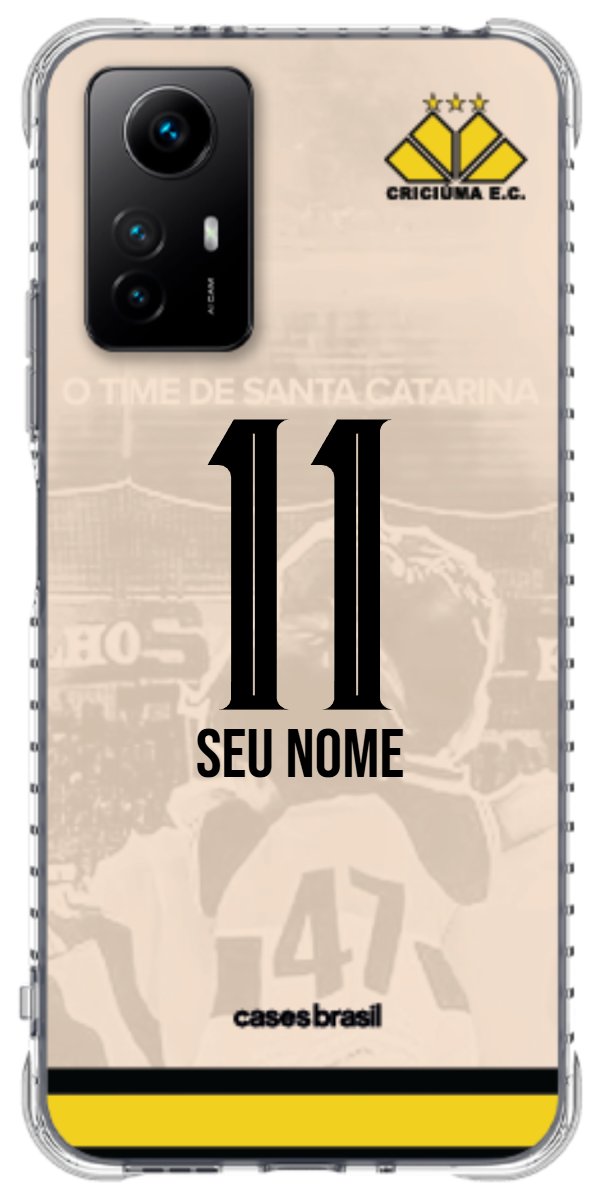 Capinha para celular Criciúma Estampa Oficial 13