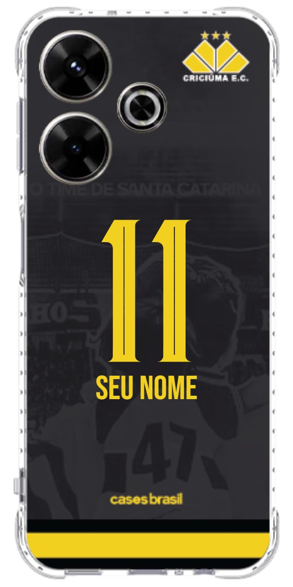Capinha para celular Criciúma Estampa Oficial 14