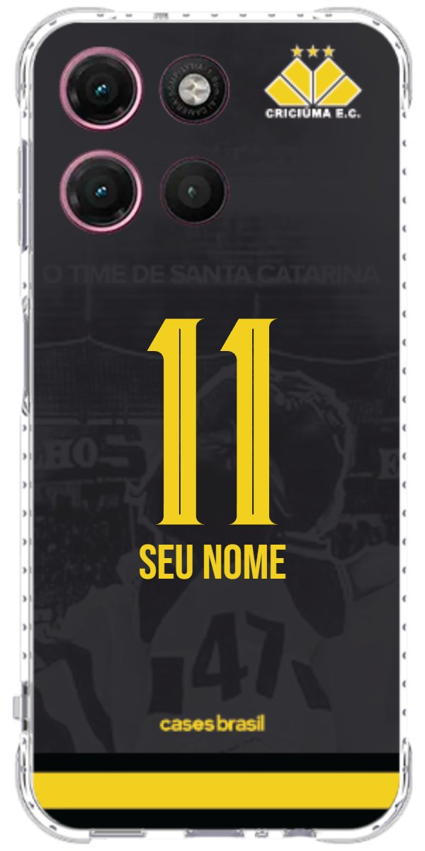 Capinha para celular Criciúma Estampa Oficial 14