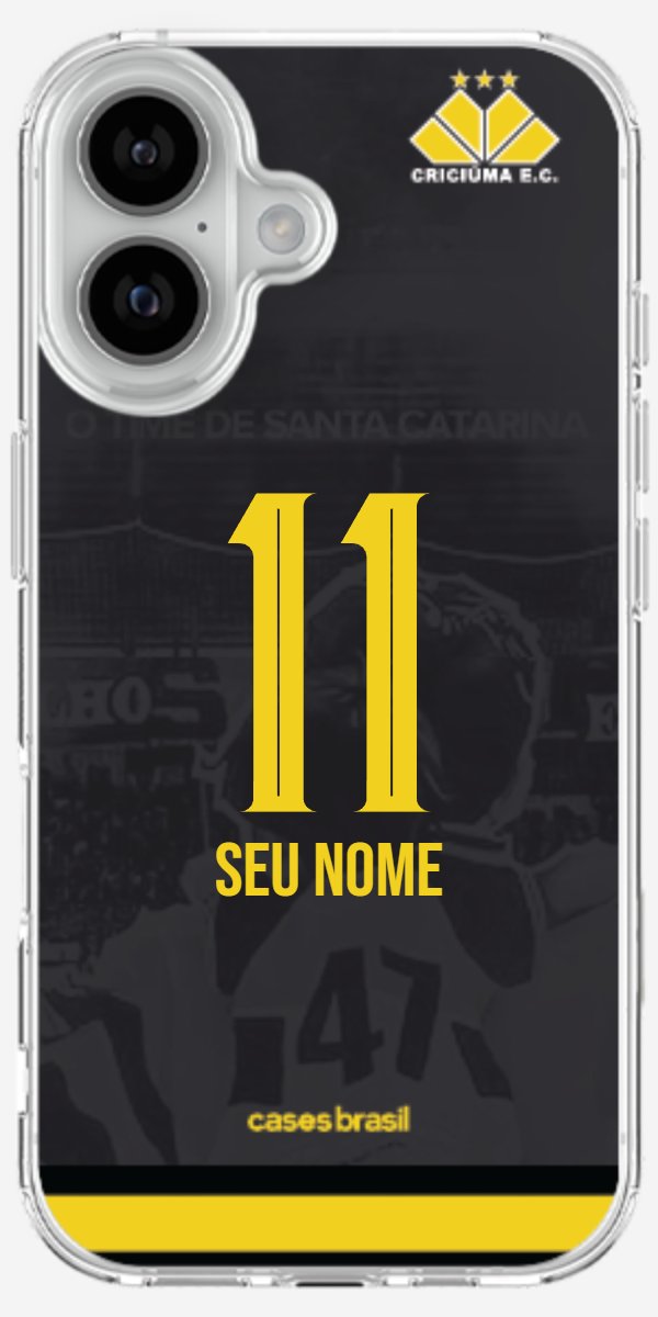 Capinha para celular Criciúma Estampa Oficial 14