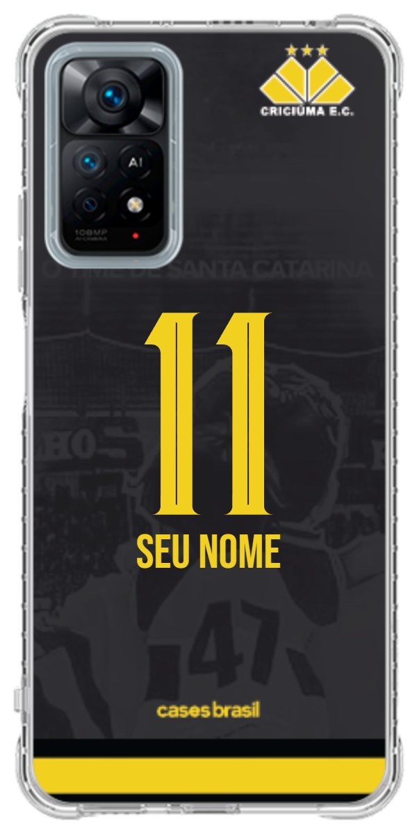 Capinha para celular Criciúma Estampa Oficial 14