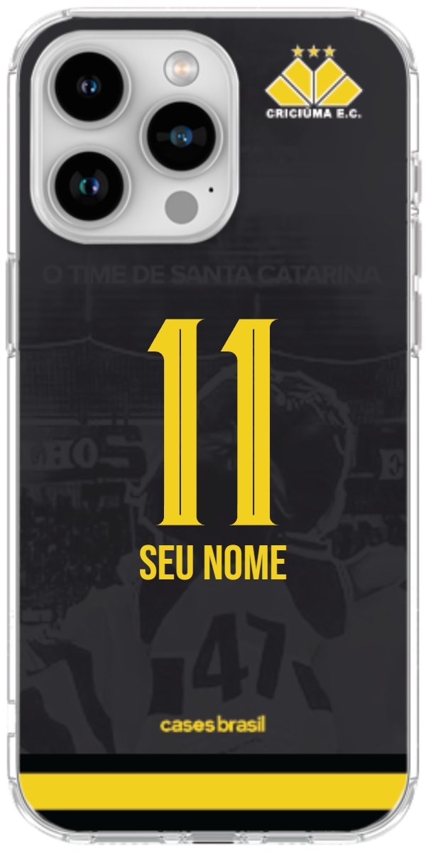Capinha para celular Criciúma Estampa Oficial 14