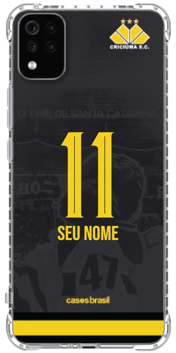 Capinha para celular Criciúma Estampa Oficial 14