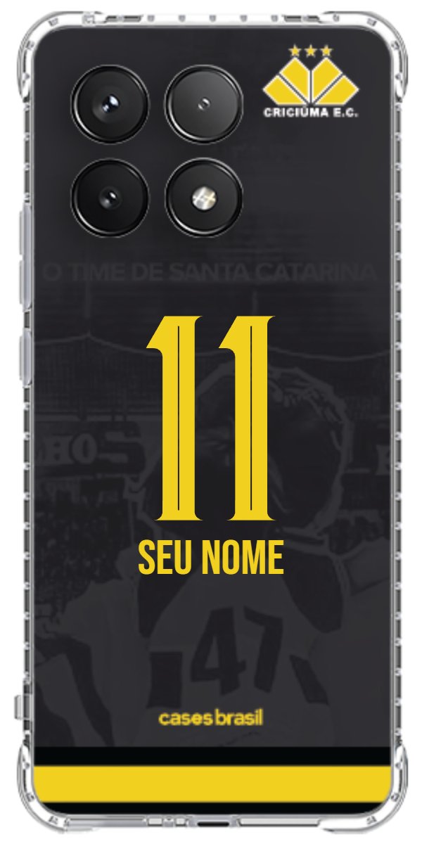 Capinha para celular Criciúma Estampa Oficial 14