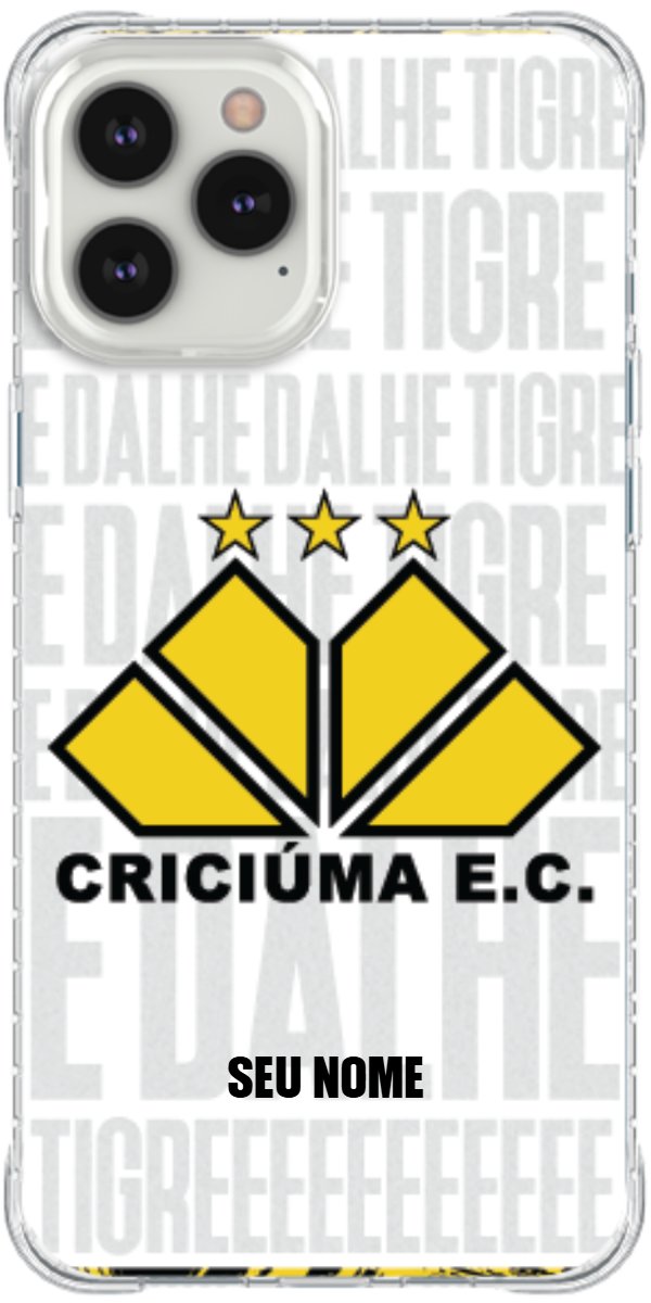 Capinha para Celular Criciúma Estampa Oficial 19