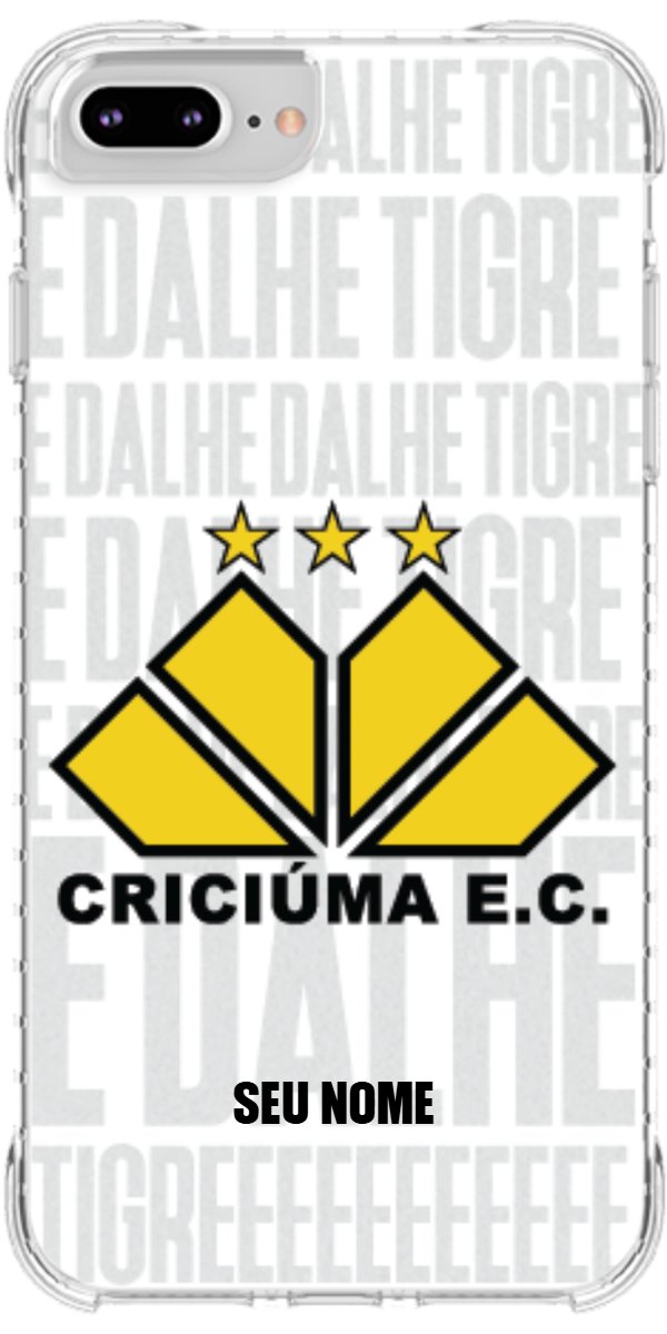 Capinha para Celular Criciúma Estampa Oficial 19