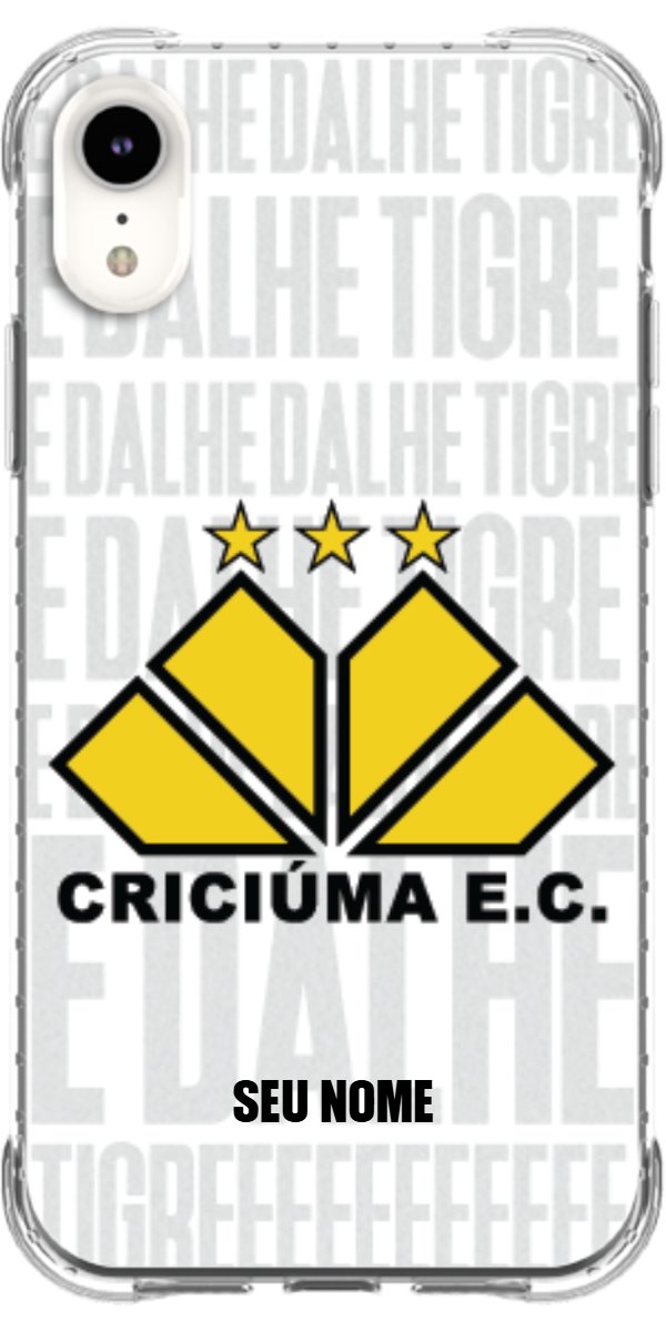 Capinha para Celular Criciúma Estampa Oficial 19
