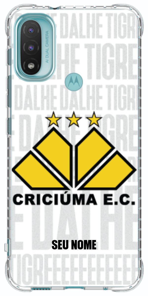 Capinha para Celular Criciúma Estampa Oficial 19