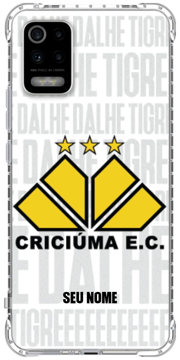 Capinha para Celular Criciúma Estampa Oficial 19