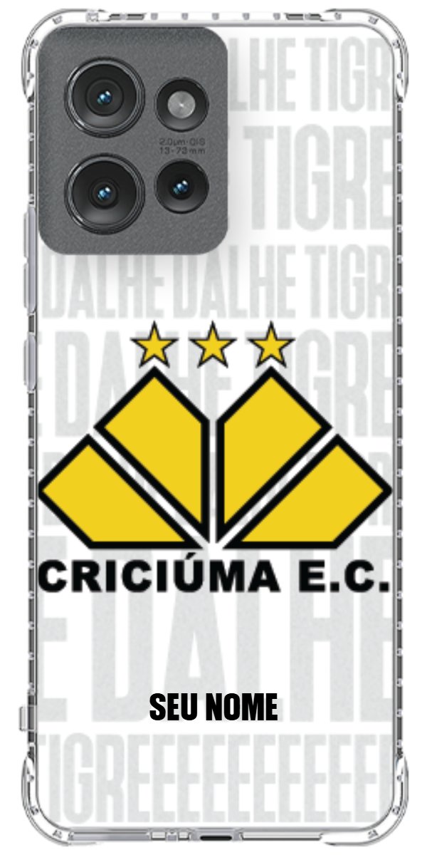 Capinha para Celular Criciúma Estampa Oficial 19