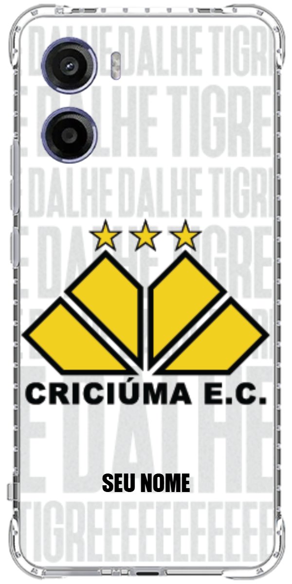 Capinha para Celular Criciúma Estampa Oficial 19