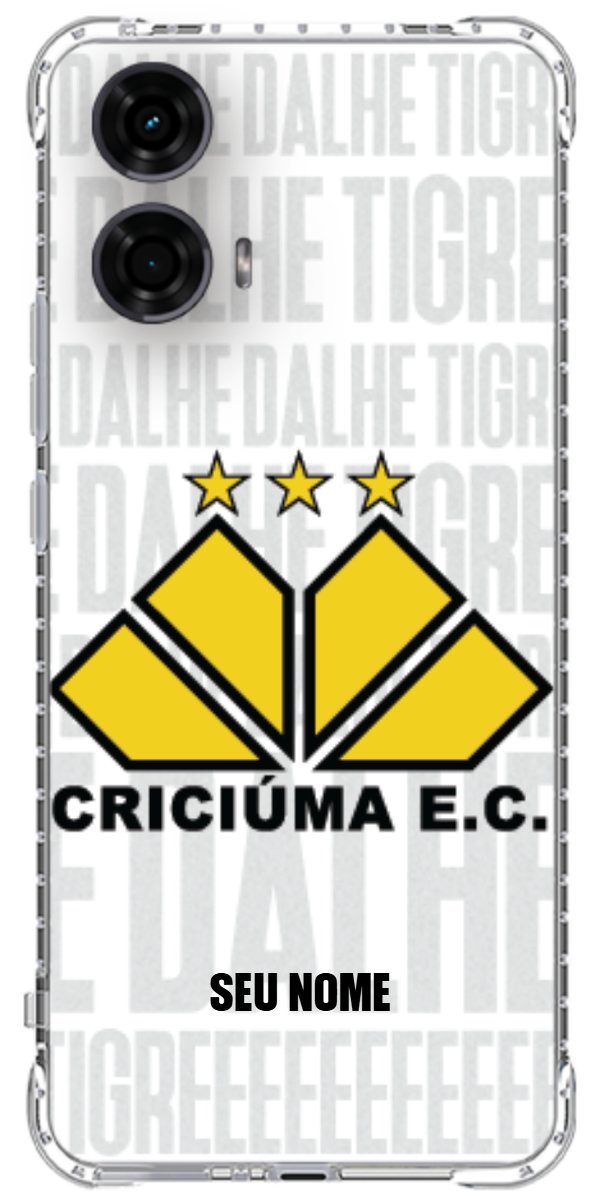 Capinha para Celular Criciúma Estampa Oficial 19