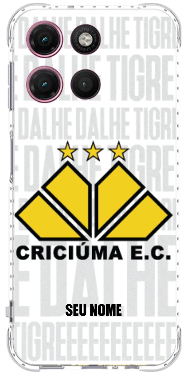 Capinha para Celular Criciúma Estampa Oficial 19
