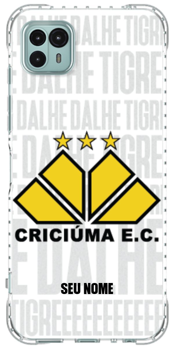 Capinha para Celular Criciúma Estampa Oficial 19