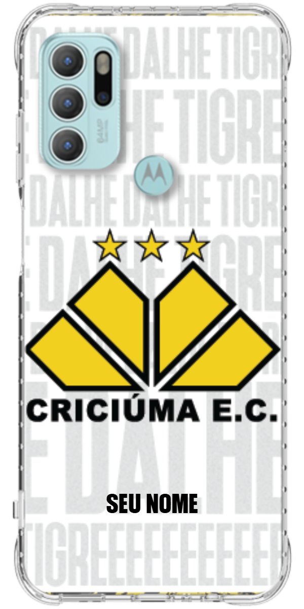 Capinha para Celular Criciúma Estampa Oficial 19