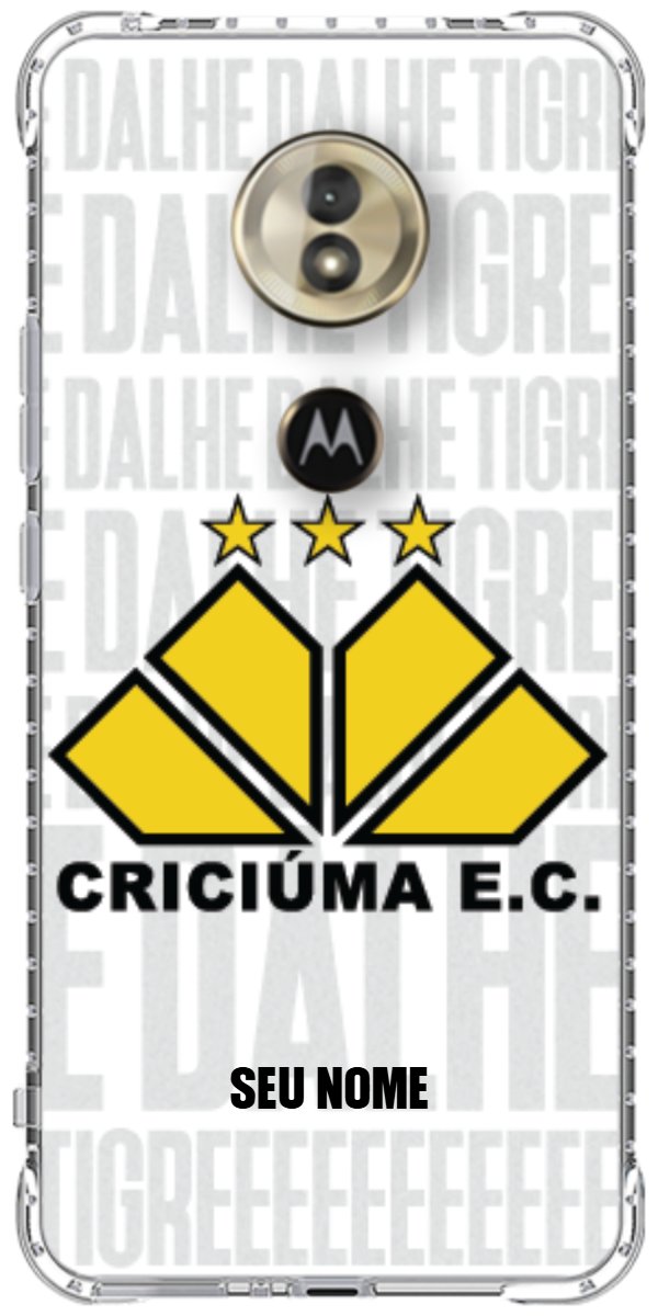Capinha para Celular Criciúma Estampa Oficial 19